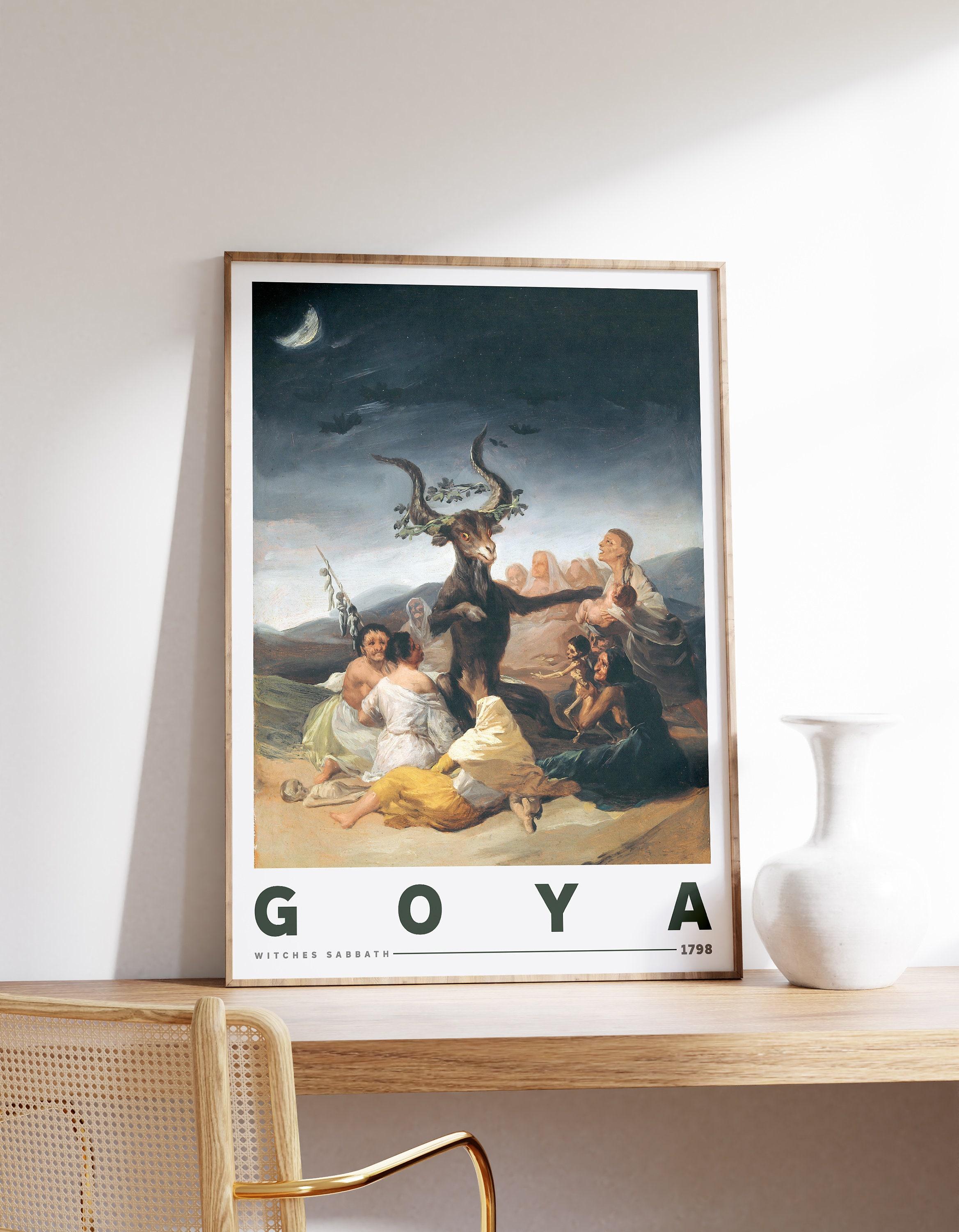 Witches Sabbath By Francisco Goya Gothic Art Limited Edition Posters (No Frame) Witches Sabbath By Francisco Goya Gothic Art Limited Edition Posters (No Frame)