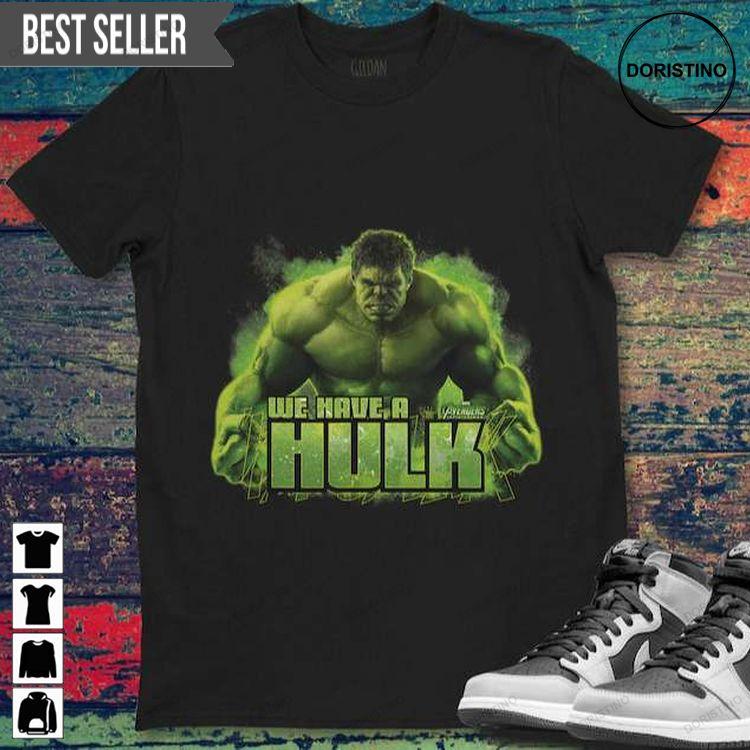 Marvel Infinity War We Have A Hulk Tshirt Marvel Infinity War We Have A Hulk Tshirt
