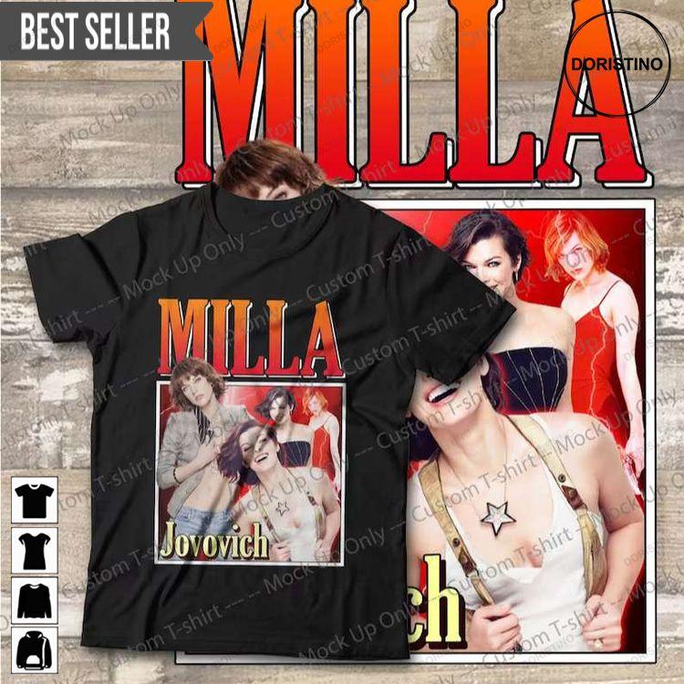 Milla Jovovich Film Actor Awesome Shirt Milla Jovovich Film Actor Awesome Shirt