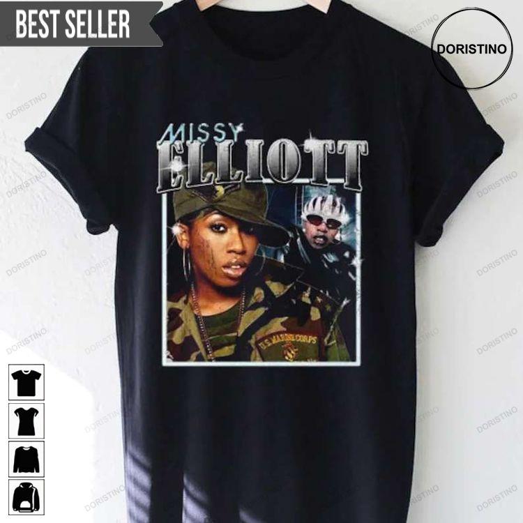 Missy Elliott Rapper Black Unisex Awesome Shirt Missy Elliott Rapper Black Unisex Awesome Shirt