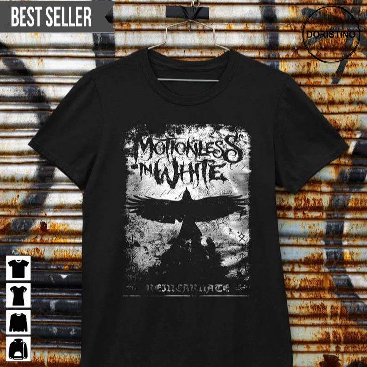 Motionless In White Band Black White Shirt Motionless In White Band Black White Shirt