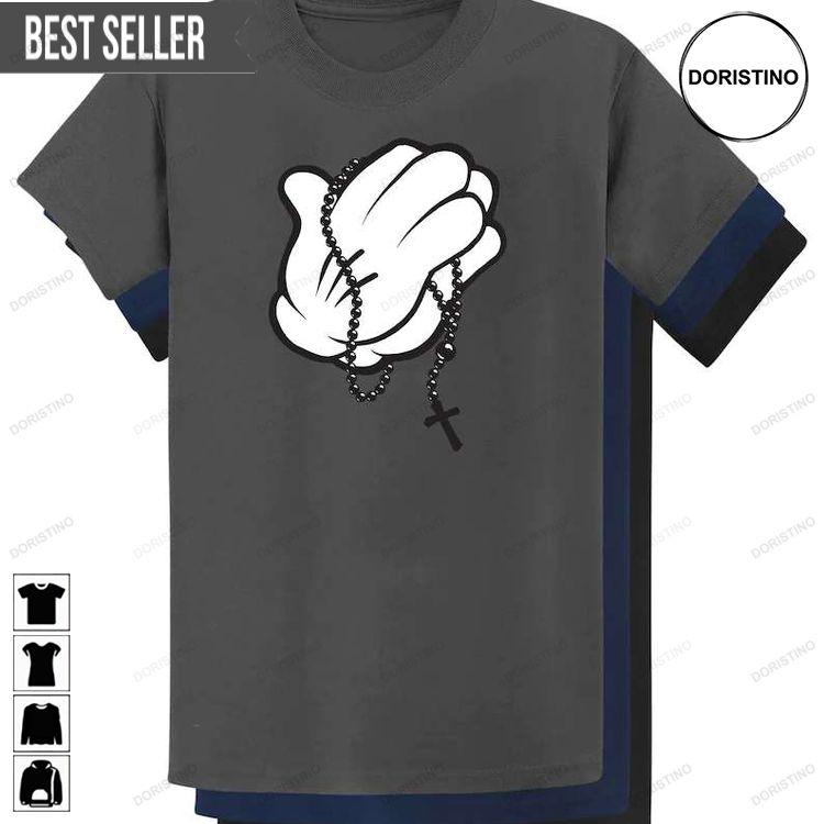 Mouse Gloves Rosary Beads Tshirt Mouse Gloves Rosary Beads Tshirt