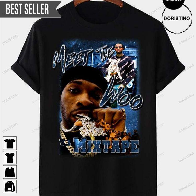 Pop Smoke Meet The Woo Vintage Retro Rap Music Hip Hop Shirt Pop Smoke Meet The Woo Vintage Retro Rap Music Hip Hop Shirt