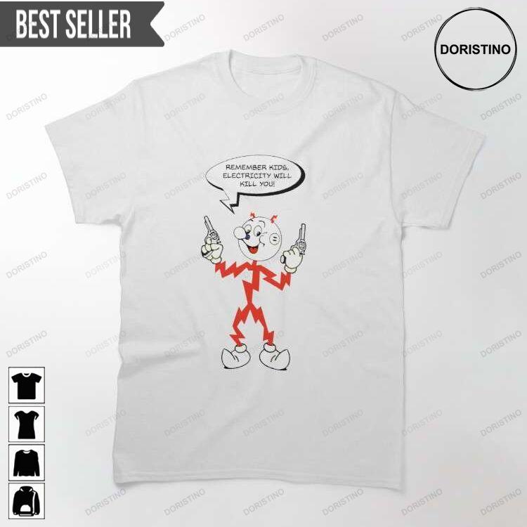 Reddy Kilowatt Warning 3 Tshirt Reddy Kilowatt Warning 3 Tshirt