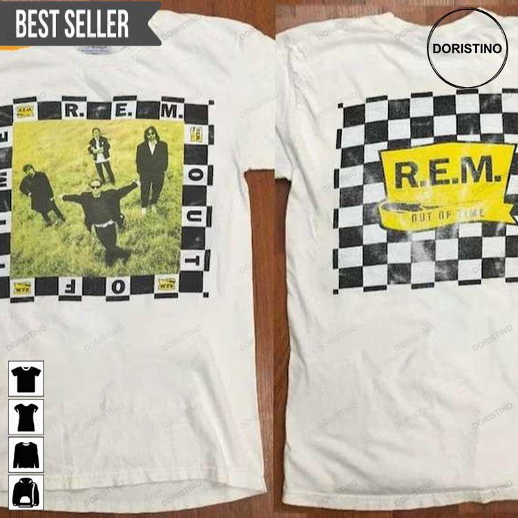Rem Rock Band Out Of Time Short-sleeve Shirt Rem Rock Band Out Of Time Short-sleeve Shirt