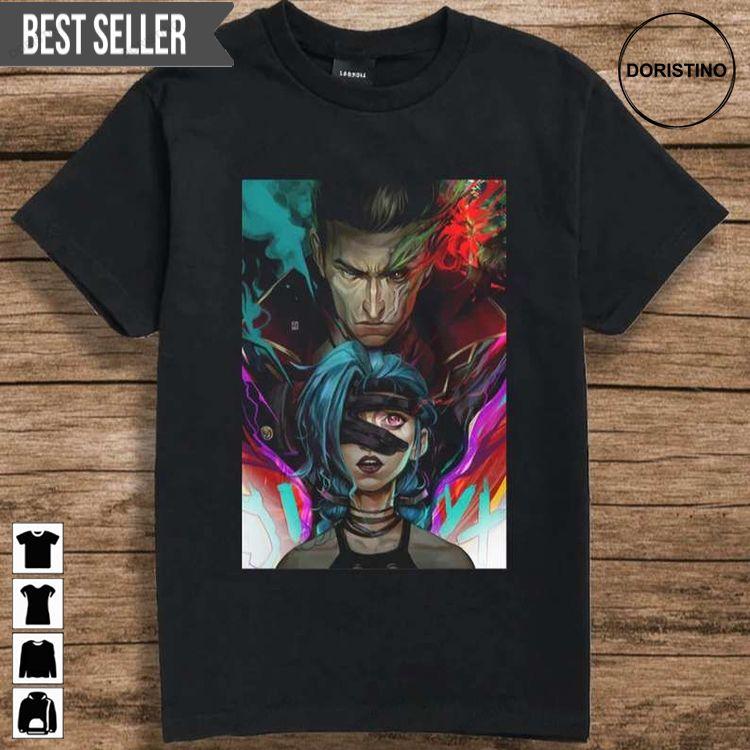 Silco And Jinx Arcane Tshirt Silco And Jinx Arcane Tshirt