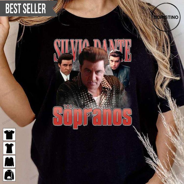 Silvio Dante The Sopranos Fiction Movies Unisex Awesome Shirt Silvio Dante The Sopranos Fiction Movies Unisex Awesome Shirt