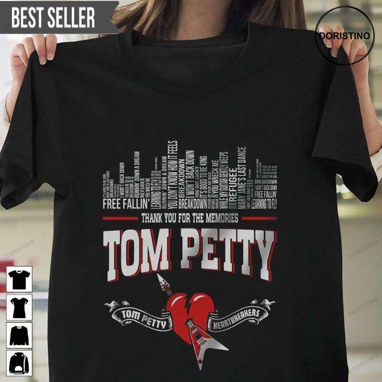 Thank For The Memories Tom Petty Awesome Shirt Thank For The Memories Tom Petty Awesome Shirt