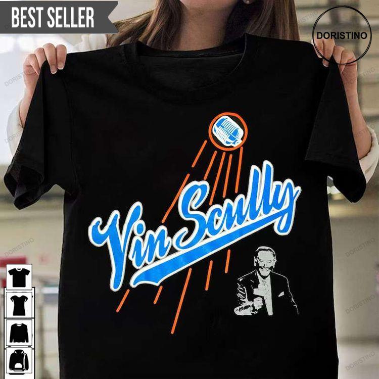 Vin Scully 2022 Los Angeles Dodgers Thank You Awesome Shirt Vin Scully 2022 Los Angeles Dodgers Thank You Awesome Shirt