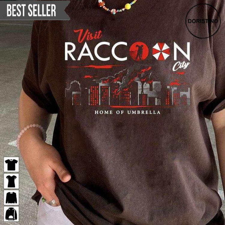 Visit Raccoon City Resident Evil Short-sleeve Shirt Visit Raccoon City Resident Evil Short-sleeve Shirt