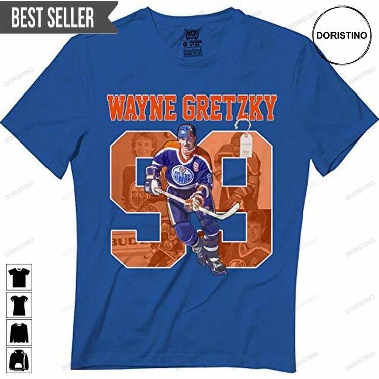 Wayne Gretzky Hockey Jersey No 99 Tshirt Wayne Gretzky Hockey Jersey No 99 Tshirt
