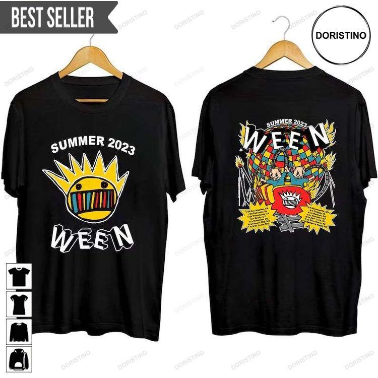 Ween Summer Tour Concert 2023 Rock Band Short-sleeve Tshirt Ween Summer Tour Concert 2023 Rock Band Short-sleeve Tshirt