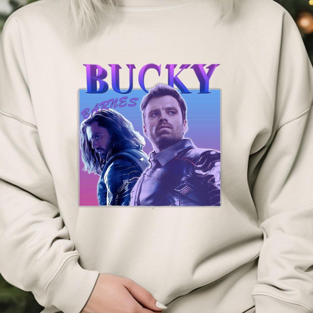 Bucky Barnes 90s Vintage Homage Style Appreciation Tshirt
