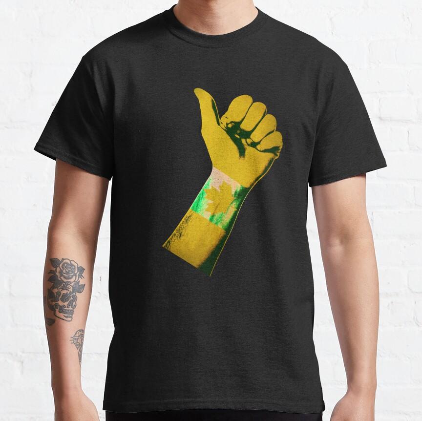 Elbows Up Canada Yellow Awesome Shirt