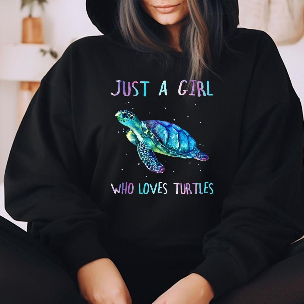 Just A Girl Who Loves Turtles Shirt