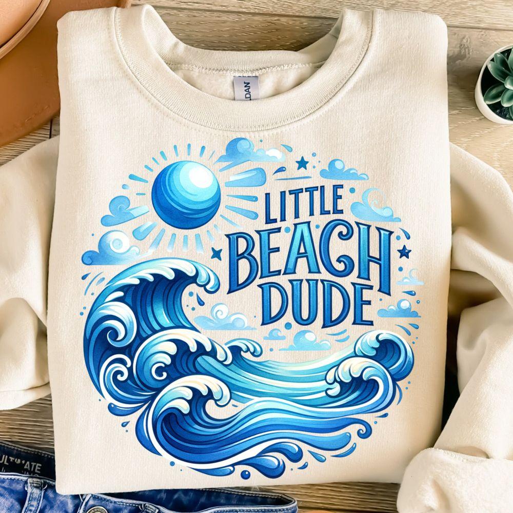 Little Beach Dude Awesome Shirt