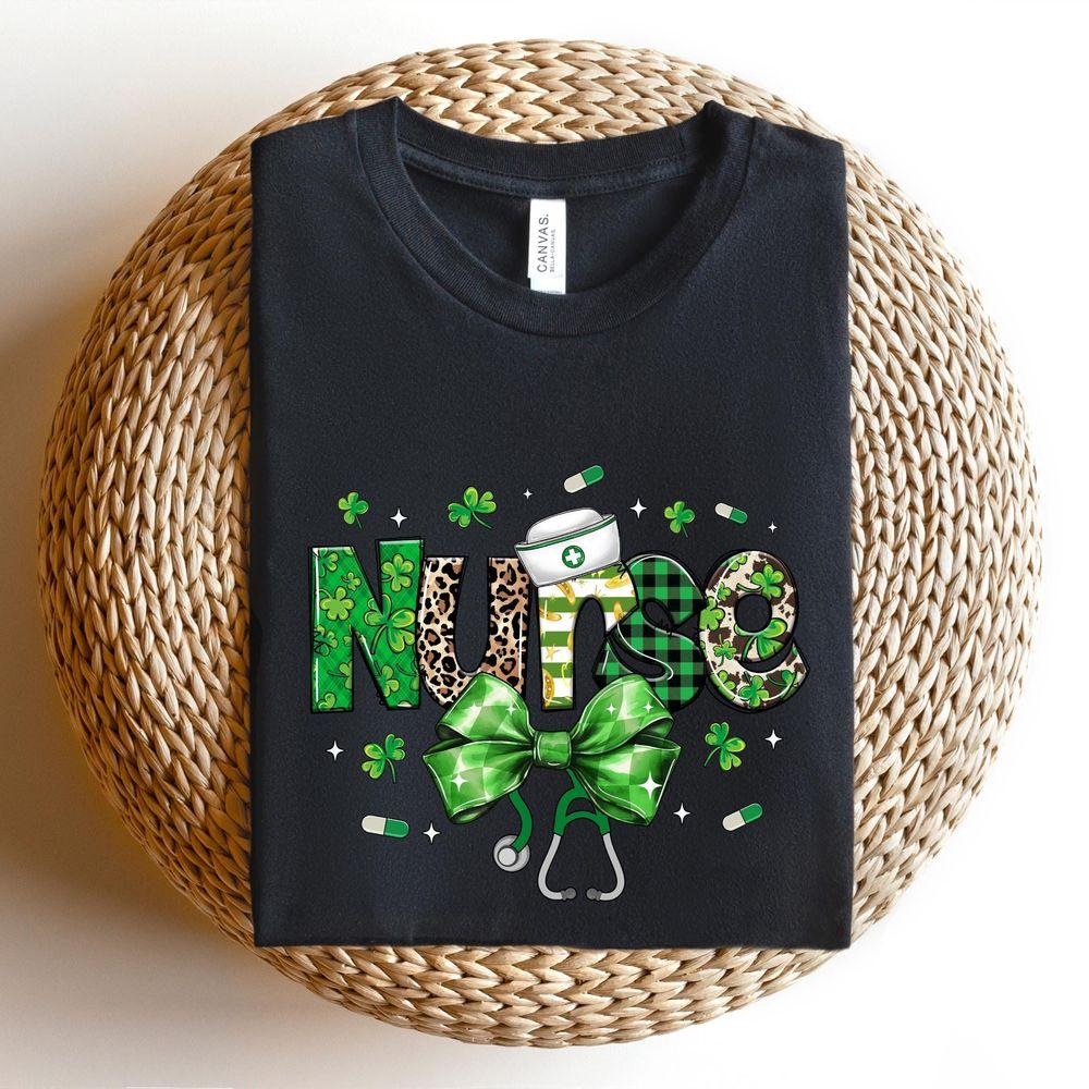 Nurse Shamrock Awesome Shirt