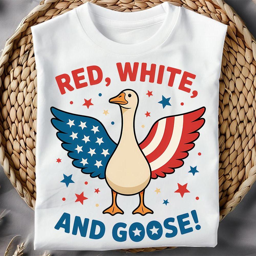 Patriotic Goose Tshirt