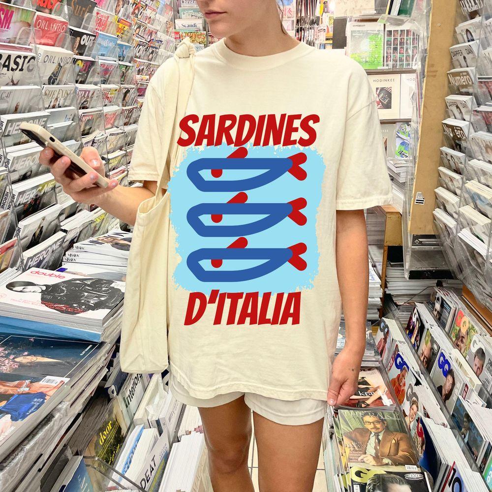 Sardines Graphic Italian Market Tshirt