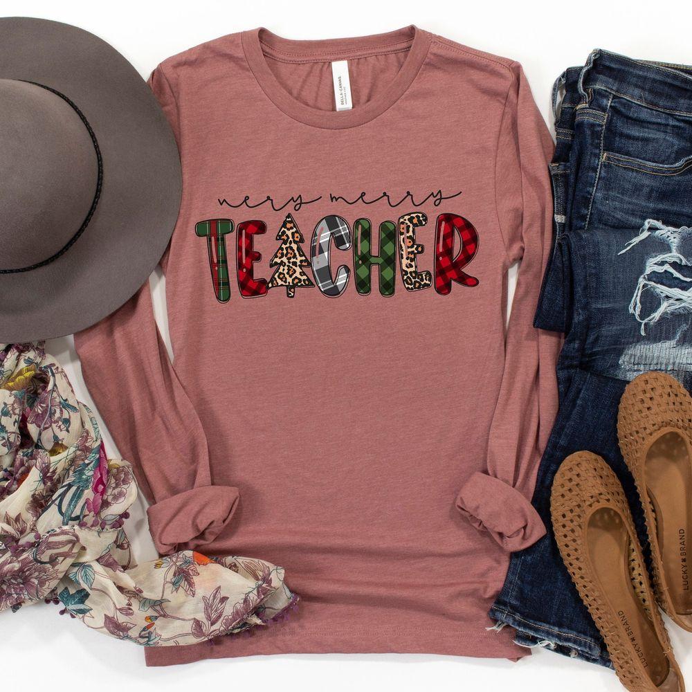 Very Merry Teacher 2 Awesome Shirt