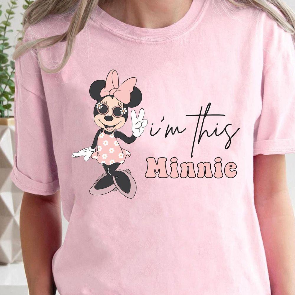 Vintage Disney Im This Minnie Awesome Shirt