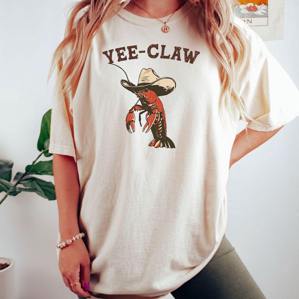 Yee Claw Yee Haw Crab 8 Tshirt