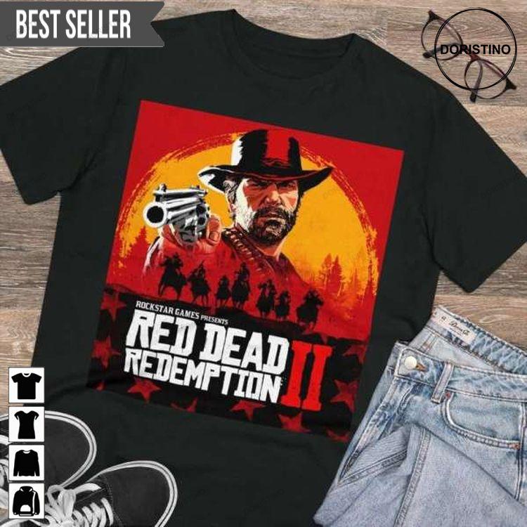 Rdr Red Dead Redemption 2 Game Graphic Tshirt Rdr Red Dead Redemption 2 Game Graphic Tshirt