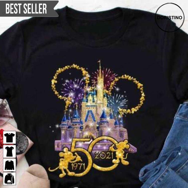 Mickey Ears Disney World 50th Anniversary Graphic Shirt