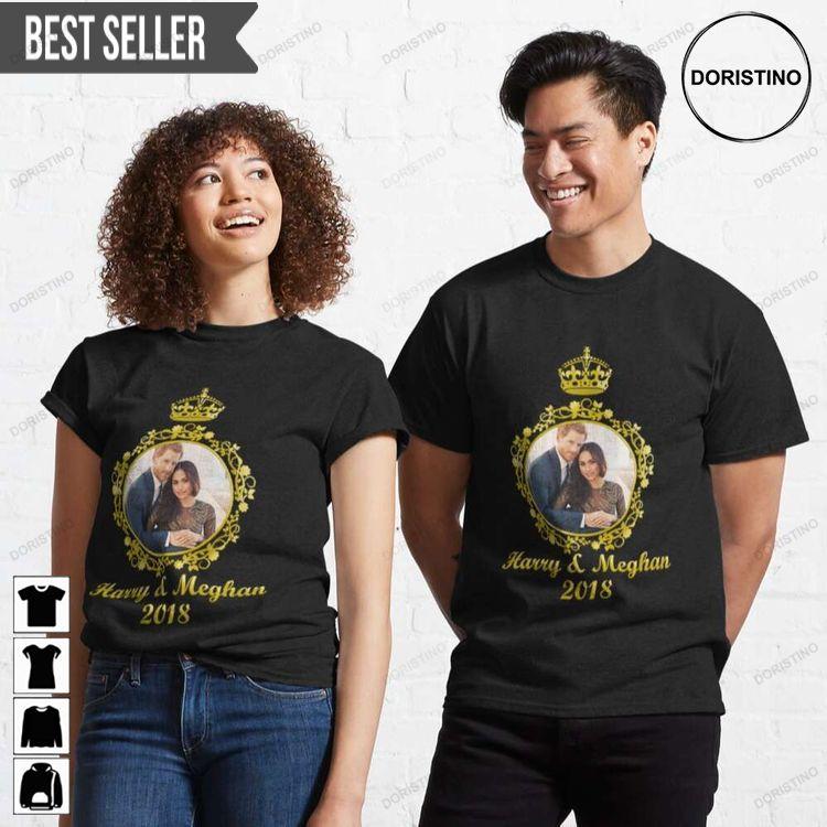 Prince Harry And Meghan Markle Unisex Tshirt Prince Harry And Meghan Markle Unisex Tshirt