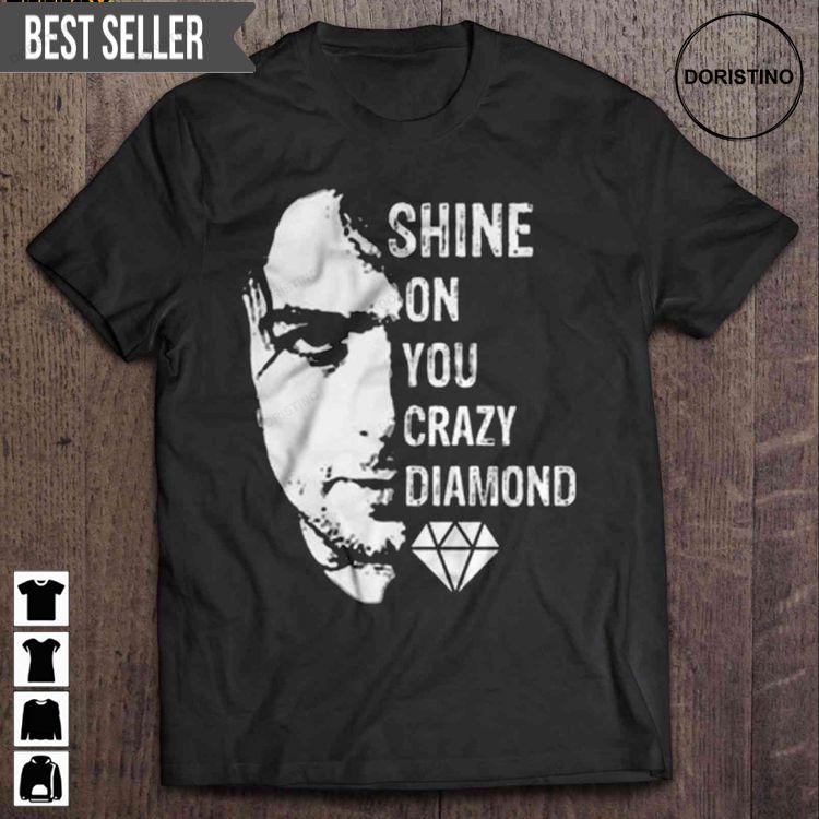 Shine On You Crazy Diamond Syd Barrett Short Sleeve Awesome Shirt