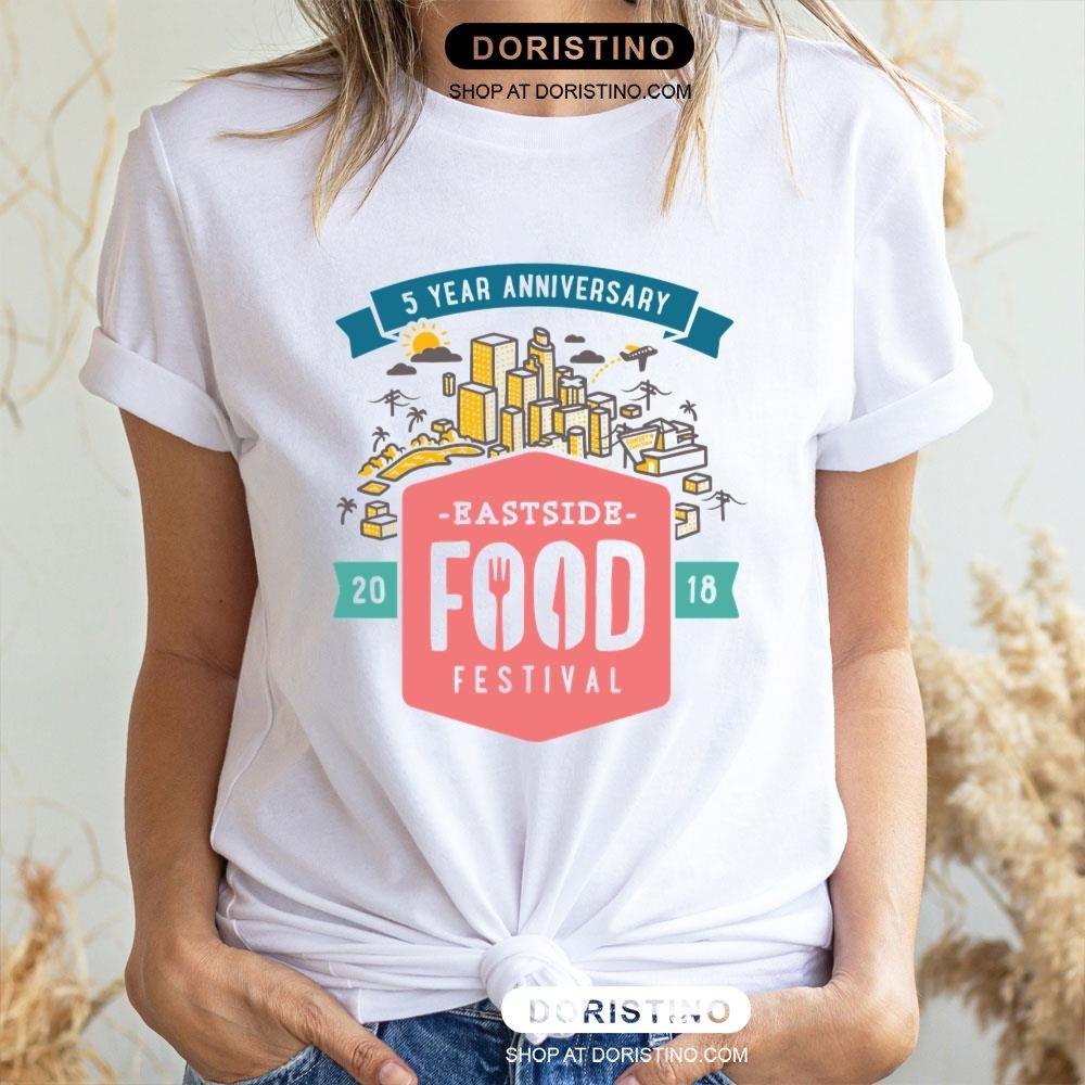 5 Year Anniversary Food Festival 2018 Anniversary Year Festival 5 Food Shirt 5 Year Anniversary Food Festival 2018 Anniversary Year Festival 5 Food Shirt